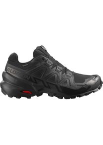 Salomon Speedcross 6 Gtx Laufschuhe Damen - schwarz - Gr. 39 1/3 - Synthetik