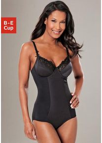 Nuance Body schwarz Gr. 100 Cup B für Damen. Mit herzförmiger Ausschnitt. Mit Bügel. Figurbetont