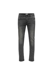 Only & Sons Only & Sons Jeans Slim Loom Black Washed lange Hose