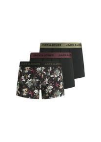 Jack & Jones Jack & Jones Unterhose FLOWER Trunks 3er Pack