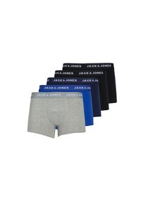 Jack & Jones Jack & Jones Trunk Boxershorts BASIC PLAIN im 5 Pack mit elastischem Bund und Logoprint