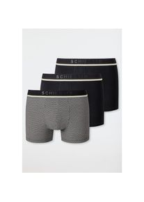 Schiesser Boxershorts Unterhosen im 3 Pack mit Logo-Webgummibund