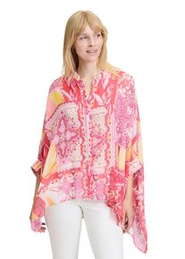 Betty Barclay Damen Schlupfbluse "Betty Barclay Tunika-Bluse mit Fledermausärmeln"rosé, gelb, modisch, Obermaterial: 100% Polyester., Blusen