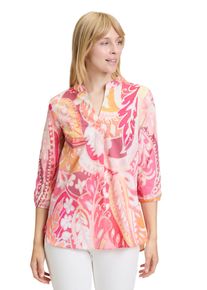 Betty Barclay Damen Schlupfbluse "Betty Barclay Schlupfbluse ohne Arm"rosé, gelb, casual, Gr. 42, Obermaterial: 100% Baumwolle., Blusen
