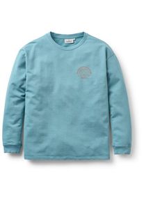 Passenger Rainbow Recy Cotton Oversized Sweatshirt Longsleeve Damen (Gr M |türkis)