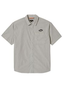 Brixton Builders Auto S/S Hemd Herren (Gr M |grau)