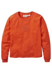 Passenger Remote Recycled Cotton Sweatshirt Longsleeve Damen (Gr XS |rot)