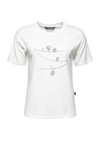 T-Shirt Chillaz Leoben Wanna Hang Out Damen (Gr 34 |weiß)
