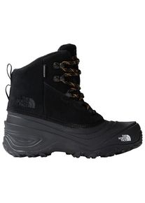Winterschuhe The North Face Youth's Chilkat V Lace WP Kinder (Gr 2 |schwarz |wasserdicht)