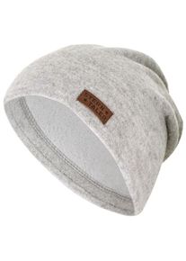 Sterntaler Beanie Melange Mütze Kinder (Gr 49 cm |grau)