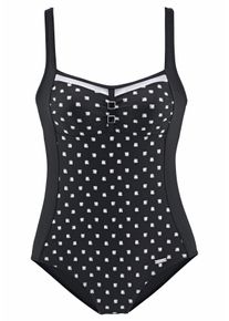 Lascana Große Größen Badeanzug Gr. 40B schwarz für Damen
