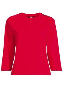 LANDS' END Shirt mit Schulterkn&ouml;pfen, Damen,  Pink, Baumwolle, by Lands' End
