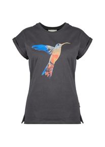DEDICATED T-Shirt Visby Painted Hummingbird T-Shirts Women (Gr XL |grau)