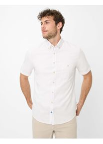 Brax Herren Hemd Style DAN white, weiß, Gr. L