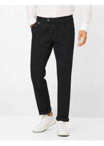 Eurex By Brax Herren Bundfaltenhose Style FRED, denim schwarz, Gr. 26