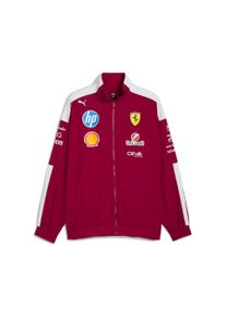 Puma Herren Sweatjacke "Scuderia Ferrari 2025 Drivers T7 Oversized Jacke Herren"schwarz cherry rot, Gr. M, Obermaterial: 100% Nylon; Futter: 100%