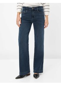 Brax Damen Five-Pocket-Hose Style MAINE USED DARK BLUE, denim dunkelblau, Gr. 38K