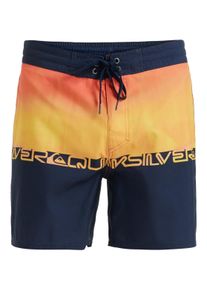 Quiksilver Herren Boardshorts "Everyday 16""fiery coral wordblock, Gr. 28, 100% Polyester, Hosen
