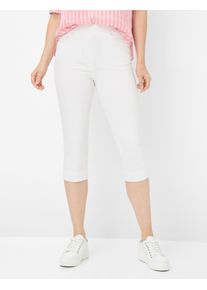 Raphaela by Brax Damen Style PAMINA CAPRI WHITE, denim weiß, Gr. 42