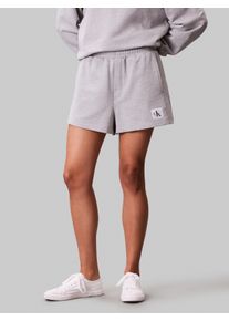 Damen Sweatshorts "A - FRNCH TRRY BDG L"bc06 grau heather, feminin, Gr. XL, Calvin Klein Jeans, meliert, unifarben, Sweatware, Obermaterial: 100%