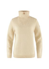 Fj&auml;llr&auml;ven Fj&auml;llr&auml;ven &Ouml;vik Half Zip Knit Wollpullover Damen (Gr XL |beige)