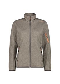 Fleecejacke CMP Jacket Knitted + Mesh Damen (Gr 46 |grau/beige)