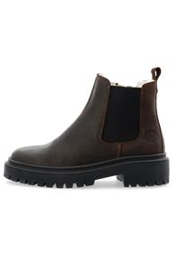 Ca'Shott CaShott Caslea Chelsea Boot Warm Lining Oil Suede Winterschuhe Damen (Gr 42 |schwarz)