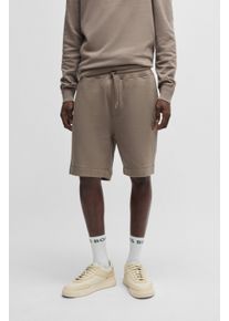 BOSS Orange Herren Sweatshorts "Sewalk"open beige294, casual, Gr. S, Sweatware, Obermaterial: 100% Baumwolle, Hosen, mit BOSS Markenlabel