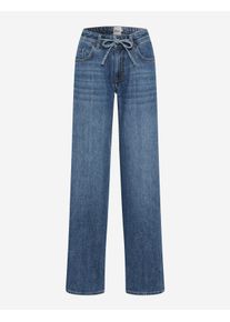 Brax Damen Five-Pocket-Hose Style MORGAN USED STONE BLUE, denim blau, Gr. 48K