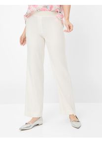 Raphaela by Brax Damen Marlenehose Style PAM FLARED OFF-WHITE, cremeweiß, Gr. 46