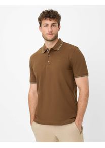 Brax Herren Polo Style PETE teak, braun, Gr. XXL