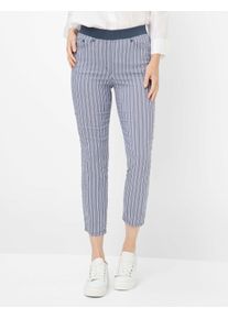 Raphaela by Brax Damen Five-Pocket-Hose Style PAMINA 6/8 NAVY, dunkelblau, Gr. 36