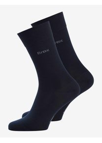 Brax Herren Socken Style 2ER HERRENSOCKEN navy, dunkelblau, Gr. 39-42