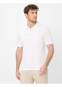 Brax Herren Polo Style PETE white, weiß, Gr. XXL