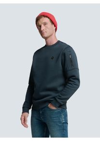 NO EXCESS Herren Sweater "NO EXCESS Weicher Pullover", blau, Gr. S, 70% Baumwolle, 30% Polyester, Sweatshirts