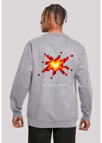 F4NT4STIC Herren Kapuzenpullover "SIlvester Party Happy People Only", grau, casual, Gr. S, Obermaterial: 50% Baumwolle, 50% Polyester, Pullover, Print