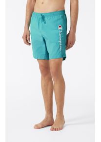 Champion Herren Badeshorts "Icons Beachshort Long"aqbl, sportlich, Gr. M, Obermaterial: 100% Polyamid, Badehosen
