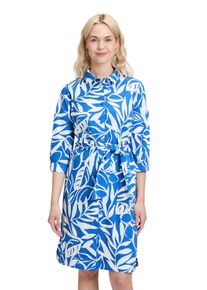 Betty Barclay Damen Hemdblusenkleid "Betty Barclay Hemdblusenkleid mit Knopfleiste", blau, modisch, Gr. 38, Obermaterial: 100% Baumwolle., Kleider,