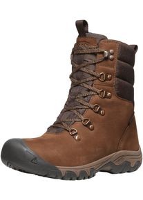 Keen Damen Winterstiefel "GRETA BOOT WP", Gr. 42, braun, Leder, Polyester, sportlich, Schuhe, Snowboots, Winterboots, Winterschuhe, wasserdicht
