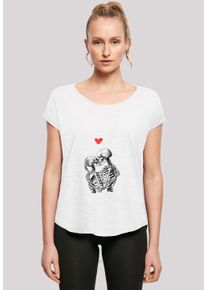 F4NT4STIC Damen T-Shirt "Love is all you need", weiß, casual, Gr. XXL, Obermaterial: 100% Baumwolle, Shirts, Premium Qualität