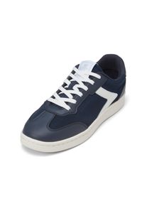 Marc O'Polo MARC O'POLO Herren Sneaker "aus hochwertigem Rindleder", Gr. 41, blau, Obermaterial: 100% Leder, unifarben, casual, Schuhe