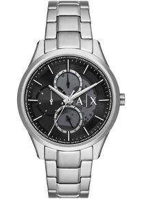 Armani Exchange Herren Multifunktionsuhr, silber, Armbanduhren, Armbanduhr, Herrenuhr, Edelstahlarmband, ideal auch als Geschenk