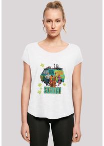 F4NT4STIC Damen T-Shirt "Scooby Doo Mystery Inc Group", weiß, casual, Gr. XS, Obermaterial: 100% Baumwolle, Shirts, Damen,Premium