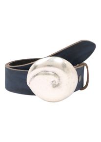 Damen Ledergürtel, blau, modisch, Gr. 80, RETTUNGSRING BY SHOWROOM 019, Rindsleder, Gürtel