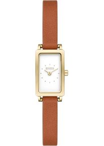 Skagen Damen Quarzuhr "HAGEN MICRO", braun, Armbanduhren, Armbanduhr, Damenuhr, Edelstahlarmband, analog