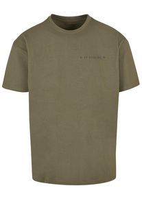 2Y STUDIOS Herren T-Shirt "2Y Studios Herren MONEY NEVER LIES TEE", grün, casual, Gr. L, bedruckt, 100% Baumwolle, Shirts