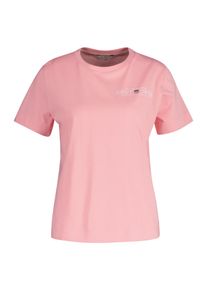 Gant Damen T-Shirt "REG SHIELD SS T-SHIRT", pink, casual, Gr. M, Single Jersey, Obermaterial: 100% Baumwolle, Shirts