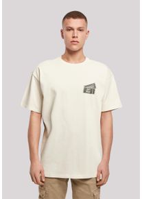 F4NT4STIC Herren T-Shirt "Ski Pass Urlaub Berge Winter Schnee", beige, casual, Gr. XL, Obermaterial: 100% Baumwolle, Shirts, Print
