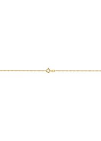 Firetti Damen Collierkettchen "Schmuck Geschenk Gold 333 oder 585 Halskette Ankerkette rund", 36, Gelbgold 585, B: 0,8mm, gold, Gelbgold 585,