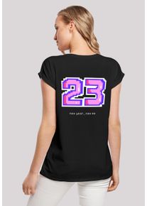 F4NT4STIC Damen T-Shirt "SIlvester Party Happy People Only", schwarz, casual, Gr. XXL, Obermaterial: 100% Baumwolle, Shirts, Print